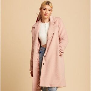 Amuse Society x Revolve Pink Faux Fur Coat Jacket